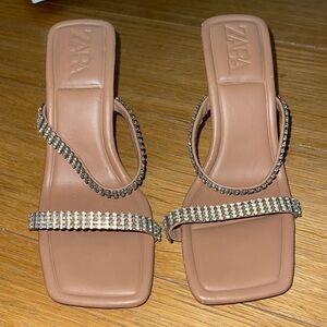 Beautiful Zara embellished sandals